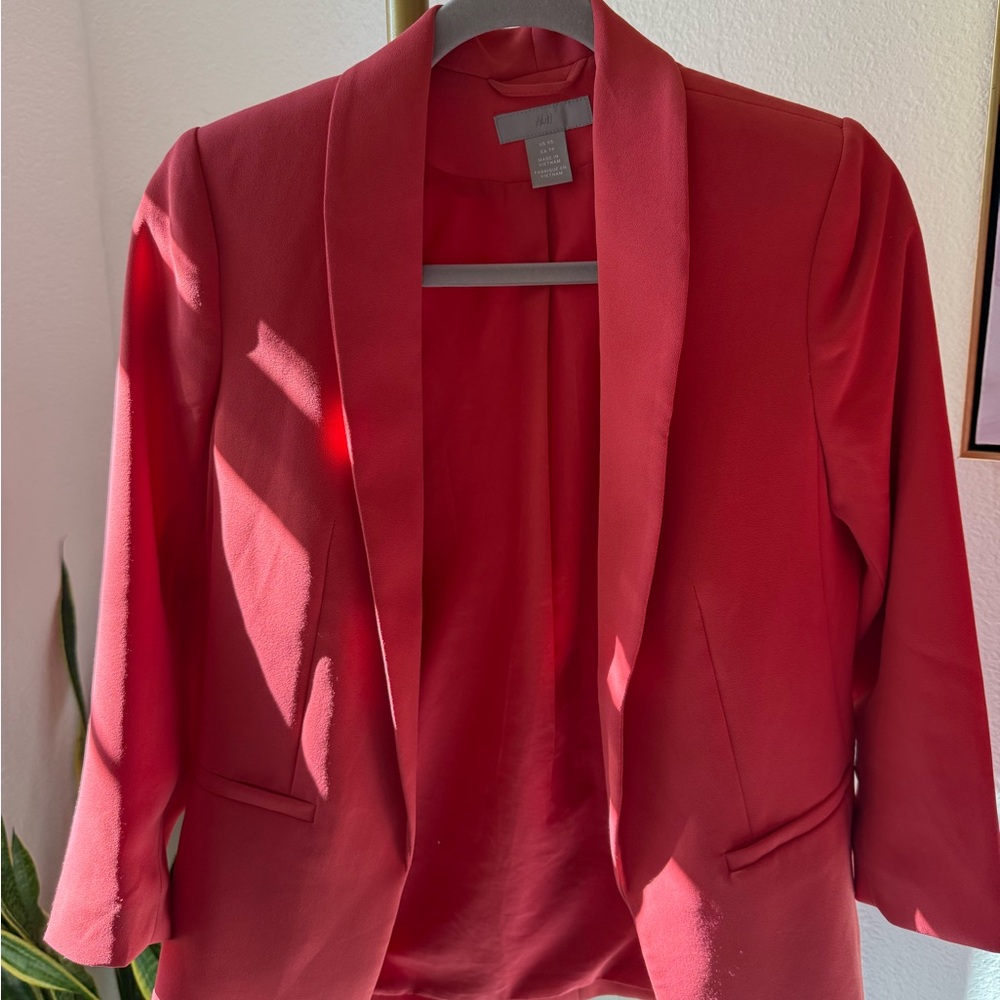 H&M Vibrant Red Blazer